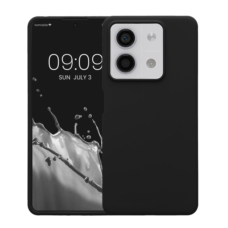 kwmobile Handyhülle für Xiaomi Redmi Note 13 5G Hülle Case Silikon Kabelloses Laden Schutzhülle Cover