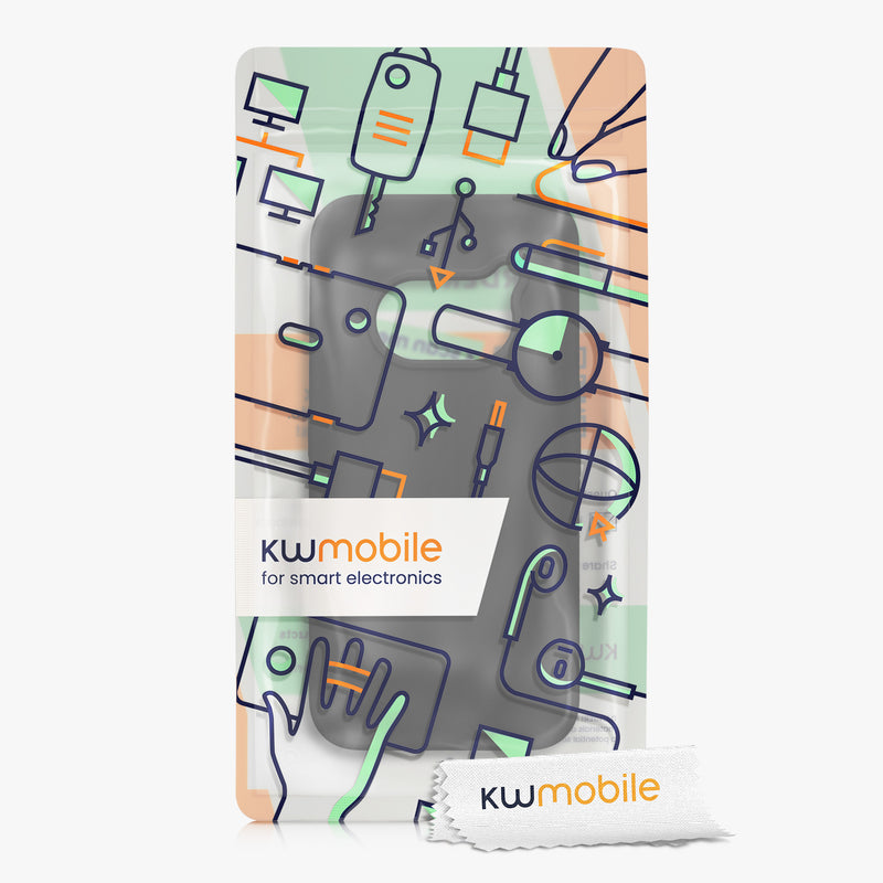 kwmobile Handyhülle für Nothing Phone 2a / Phone 2a Plus Hülle - Case Silikon - Kabelloses Laden - Schutzhülle Cover