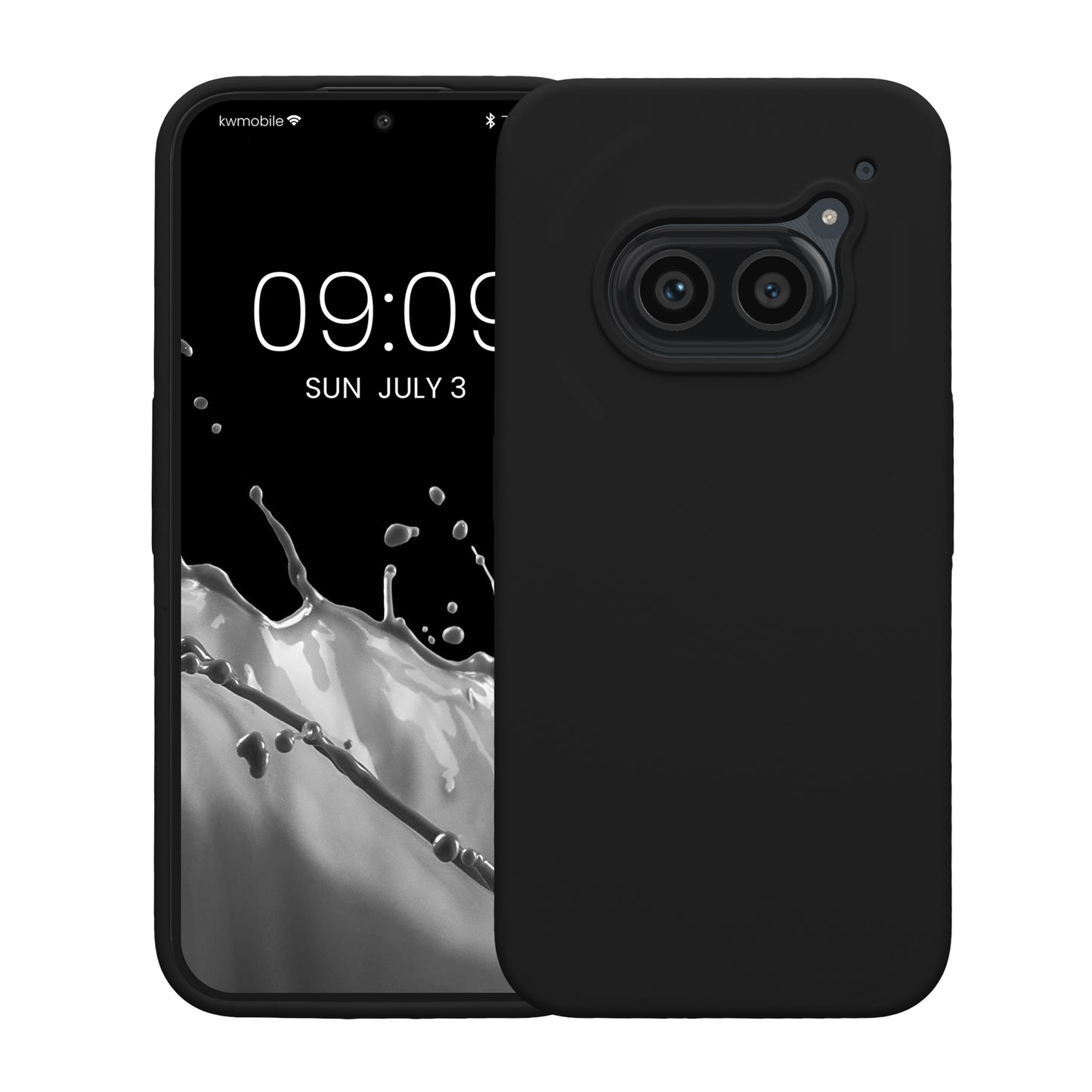 kwmobile Handyhülle für Nothing Phone 2a / Phone 2a Plus Hülle - Case Silikon - Kabelloses Laden - Schutzhülle Cover