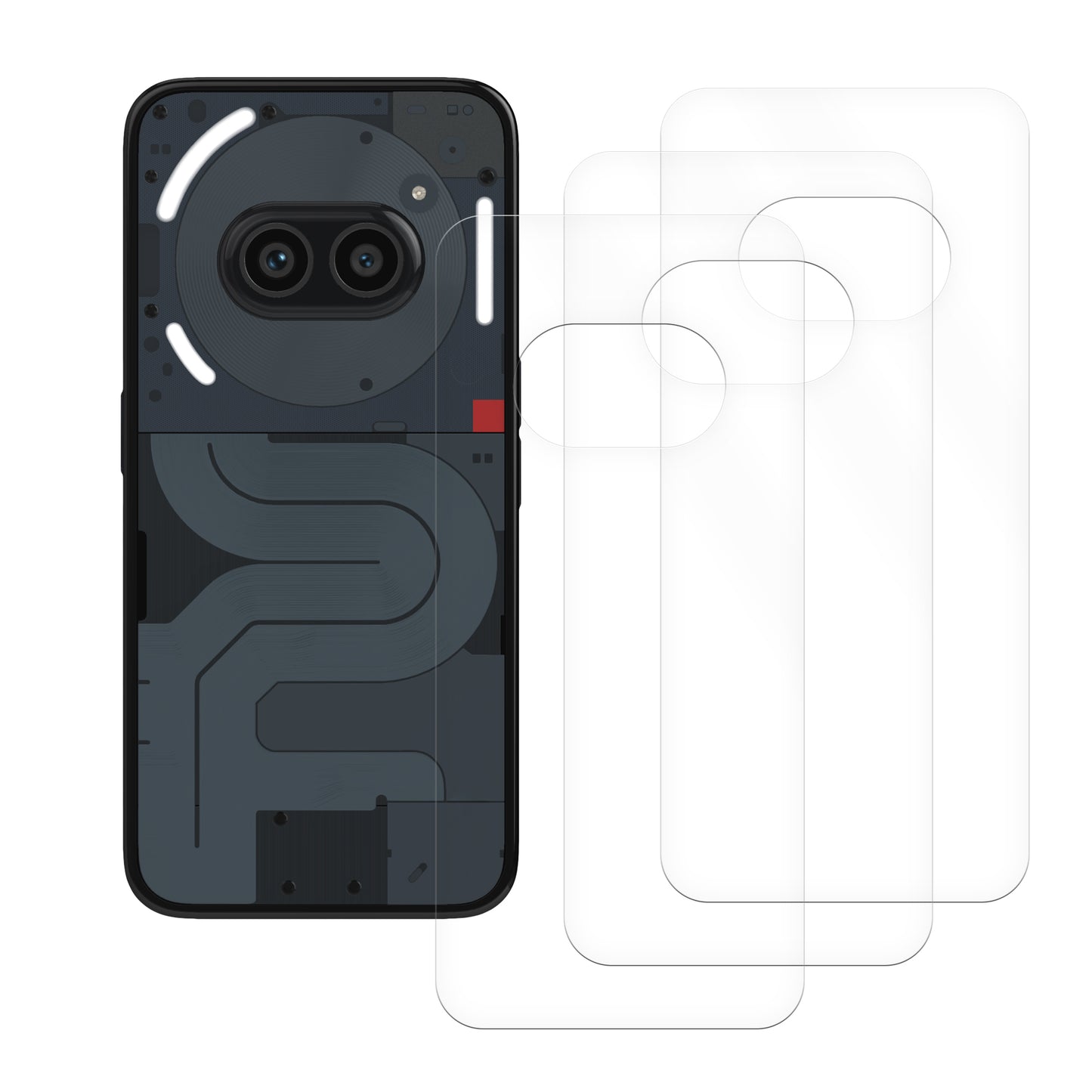 Schutzfolie Rückseite kompatibel mit Nothing Phone 2a / Phone 2a Plus