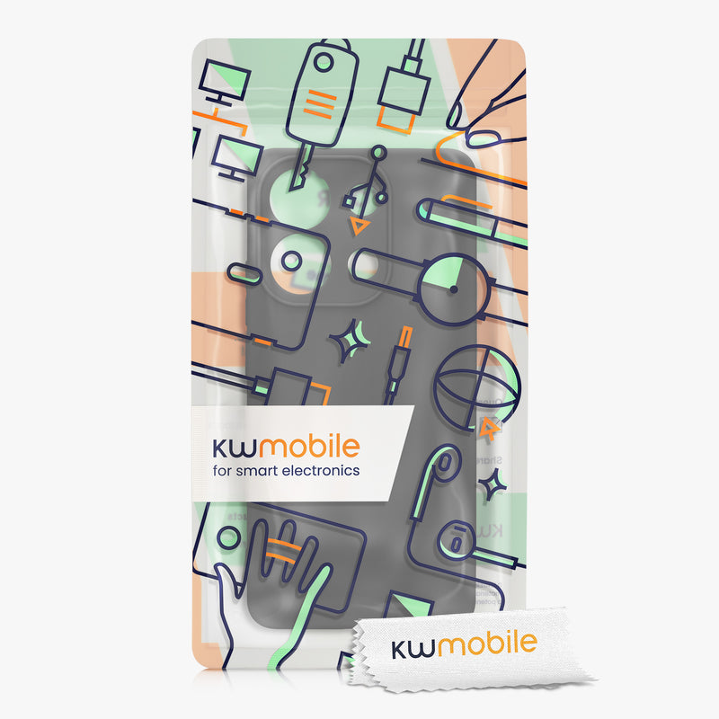kwmobile Handyhülle für Xiaomi Redmi Note 13 4G Hülle - weiches Handy Silikon Case - Schutzhülle Cover