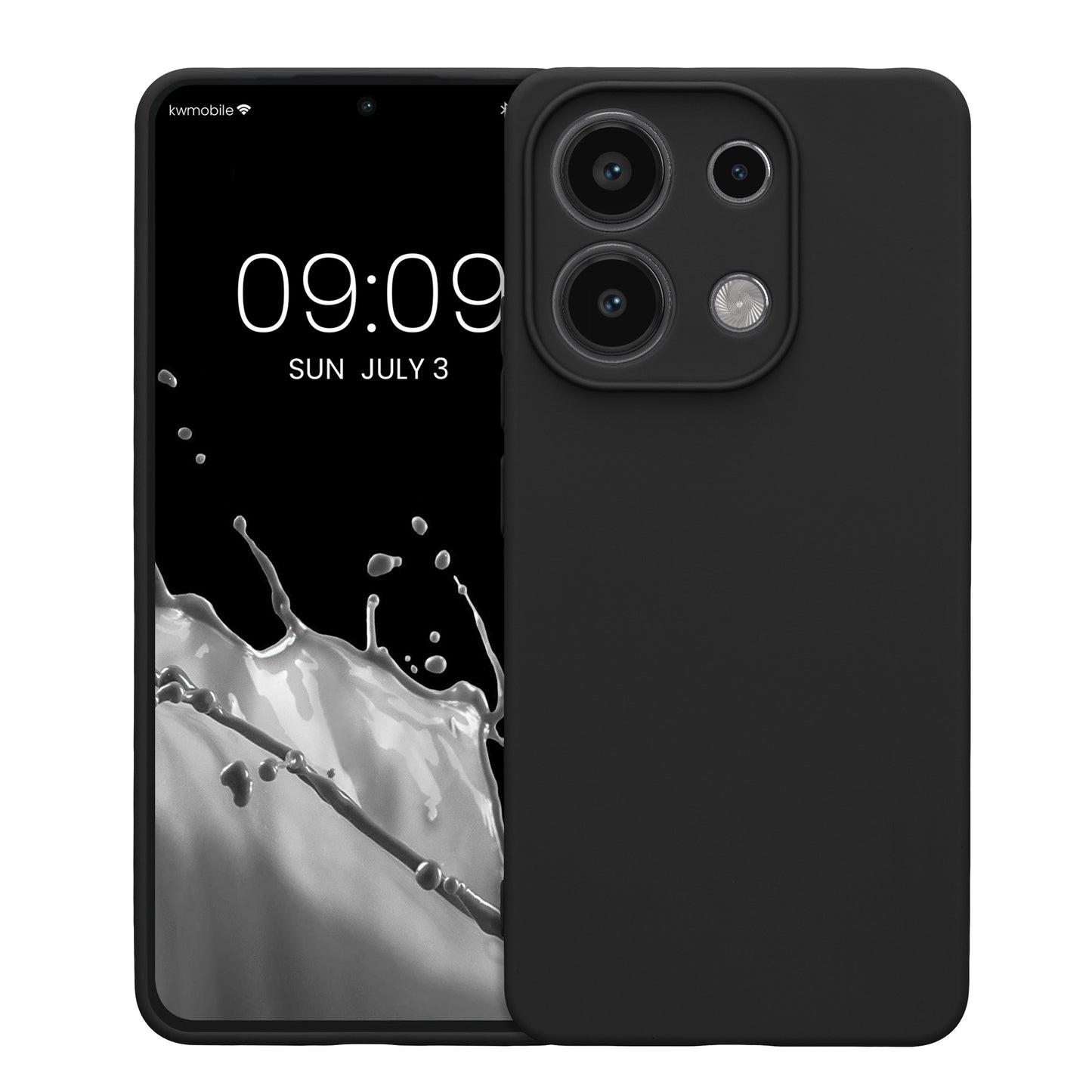 kwmobile Handyhülle für Xiaomi Redmi Note 13 4G Hülle - weiches Handy Silikon Case - Schutzhülle Cover