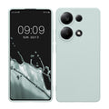 kwmobile Handyhülle kompatibel mit Xiaomi Redmi Note 13 Pro 4G Hülle - Handy Case aus weichem Silikon in Cool Mint Cool Mint  