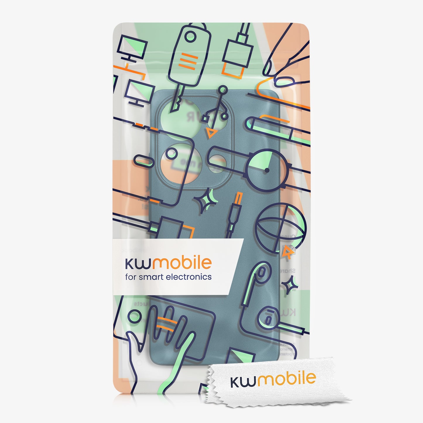 kwmobile Handyhülle für Xiaomi Redmi Note 13 Pro 4G Hülle - weiche Silikon Case - Schutzhülle Cover