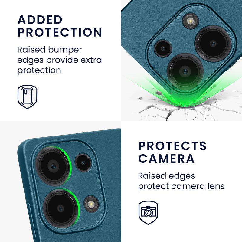 kwmobile Handyhülle für Xiaomi Redmi Note 13 Pro 4G Hülle - weiche Silikon Case - Schutzhülle Cover