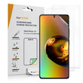 kwmobile 3x Displayschutzfolie kompatibel mit Xiaomi Redmi Note 13 Pro 4G Folie - klare Schutzfolien Set in transparent Transparent  
