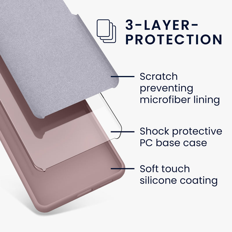 kwmobile Handyhülle für Xiaomi Poco X6 Pro 5G Hülle - Case Silikon - Kabelloses Laden - Schutzhülle Cover