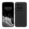 kwmobile Handyhülle kompatibel mit Xiaomi 14 5G Hülle - Handy Case aus weichem Silikon in Schwarz matt Schwarz matt  