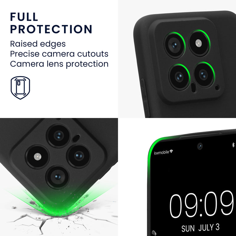 kwmobile Handyhülle für Xiaomi 14 5G - weiches Silikon Case - Schutzhülle Cover