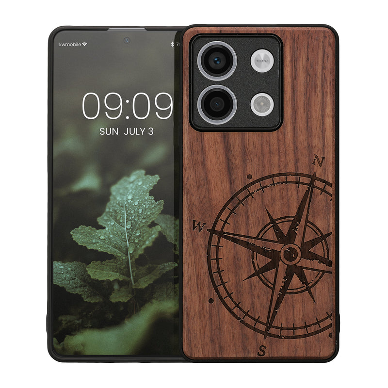 kwmobile Hülle kompatibel mit Xiaomi Redmi Note 13 5G Handy Cover TPU Handyhülle Vintage