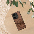 kwmobile Hülle kompatibel mit Xiaomi Redmi Note 13 Pro 4G Handy Cover TPU Handyhülle Kompass Vintage