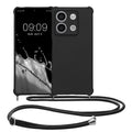 kwmobile Necklace Case kompatibel mit Xiaomi Redmi Note 13 5G Hülle - Cover mit Kordel zum Umhängen - Silikon Schutzhülle