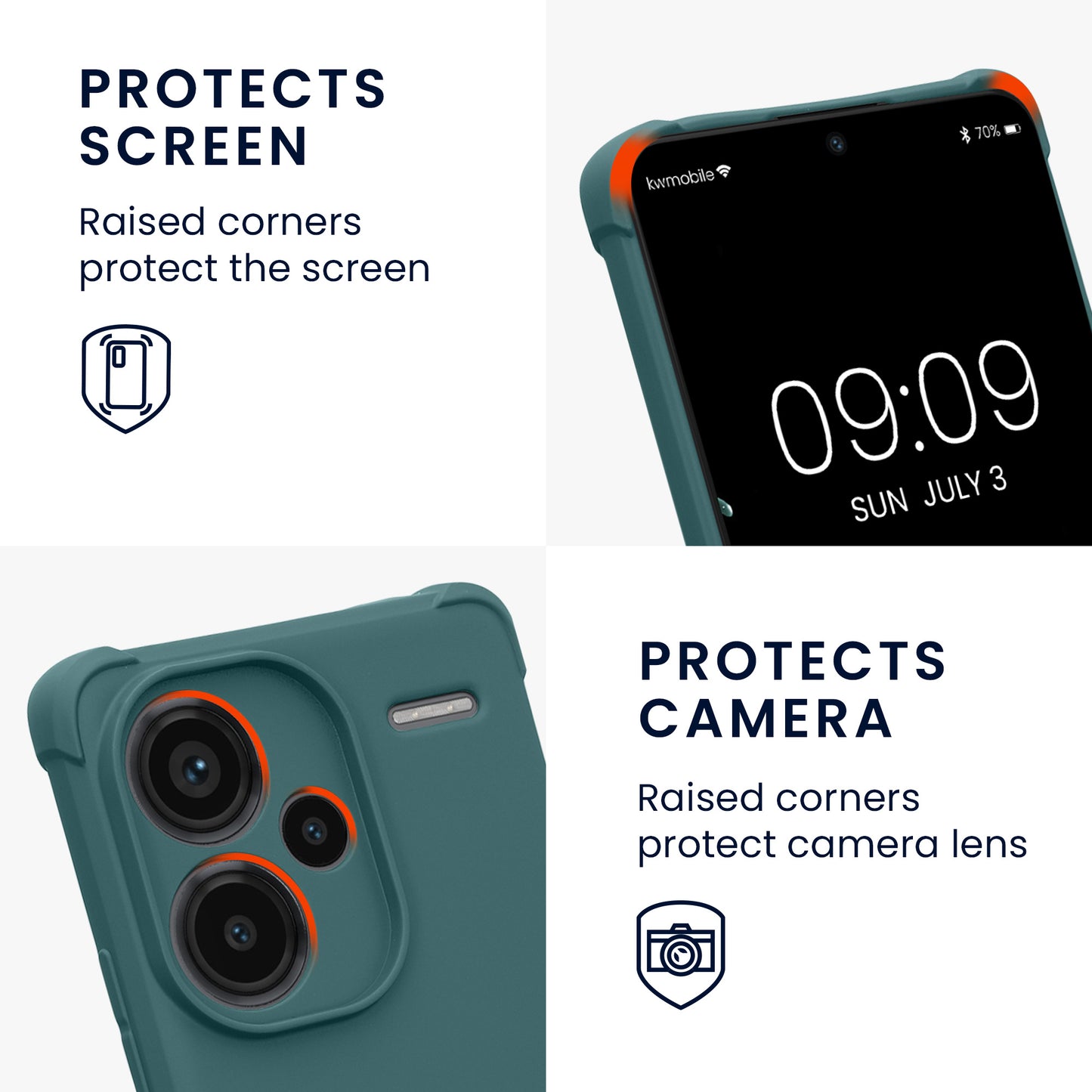 Hülle kompatibel mit Xiaomi Redmi Note 13 Pro+ 5G / Redmi Note 13 Pro Plus 5G