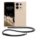 kwmobile Necklace Case kompatibel mit Xiaomi Redmi Note 13 Pro 5G / Poco X6 5G Hülle - Cover mit Kordel zum Umhängen - Silikon Schutzhülle