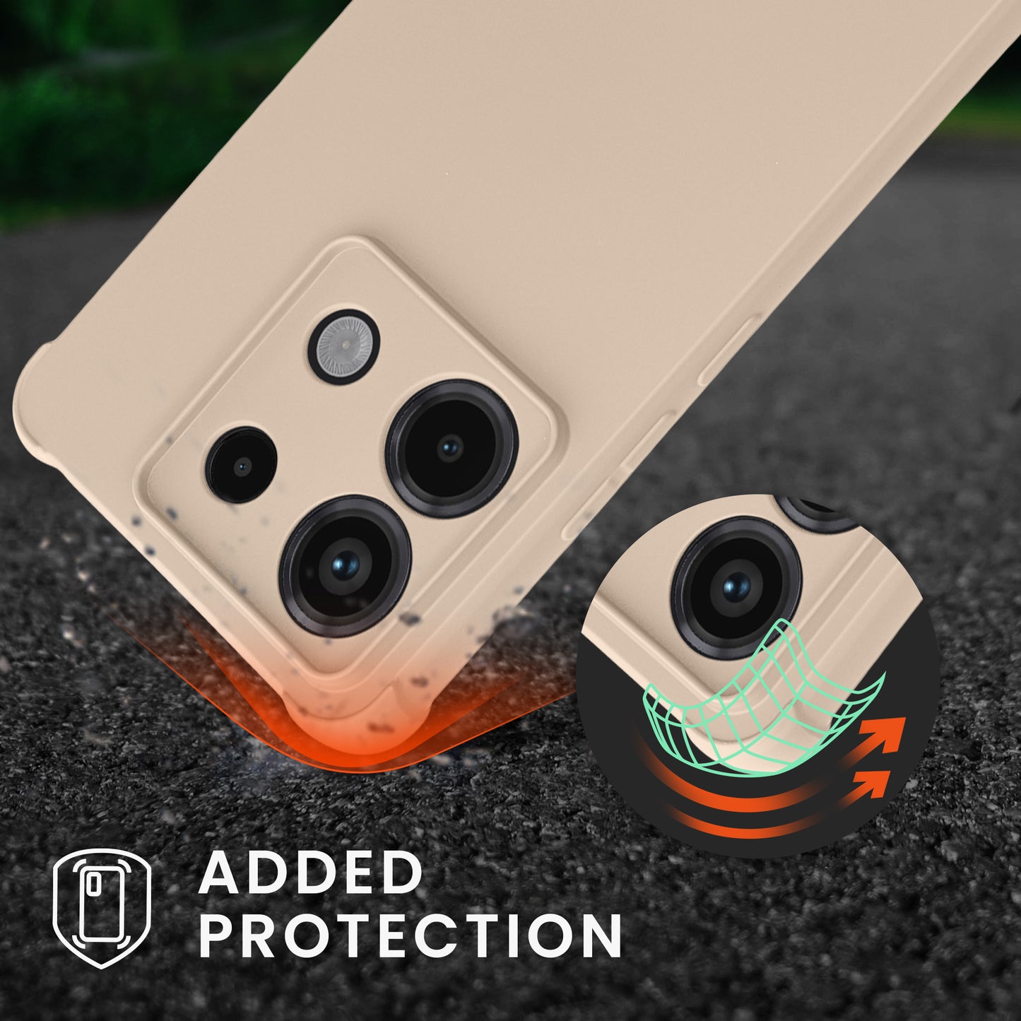 kwmobile Necklace Case kompatibel mit Xiaomi Redmi Note 13 Pro 5G / Poco X6 5G Hülle - Cover mit Kordel zum Umhängen - Silikon Schutzhülle