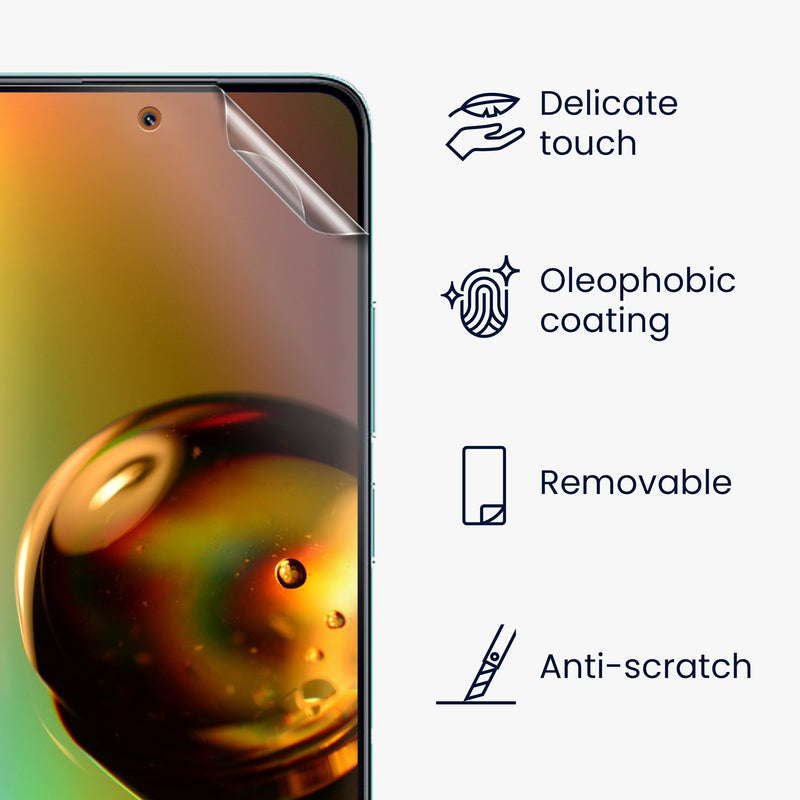 3x Folie kristallklar für Xiaomi Poco M6 Pro 5G