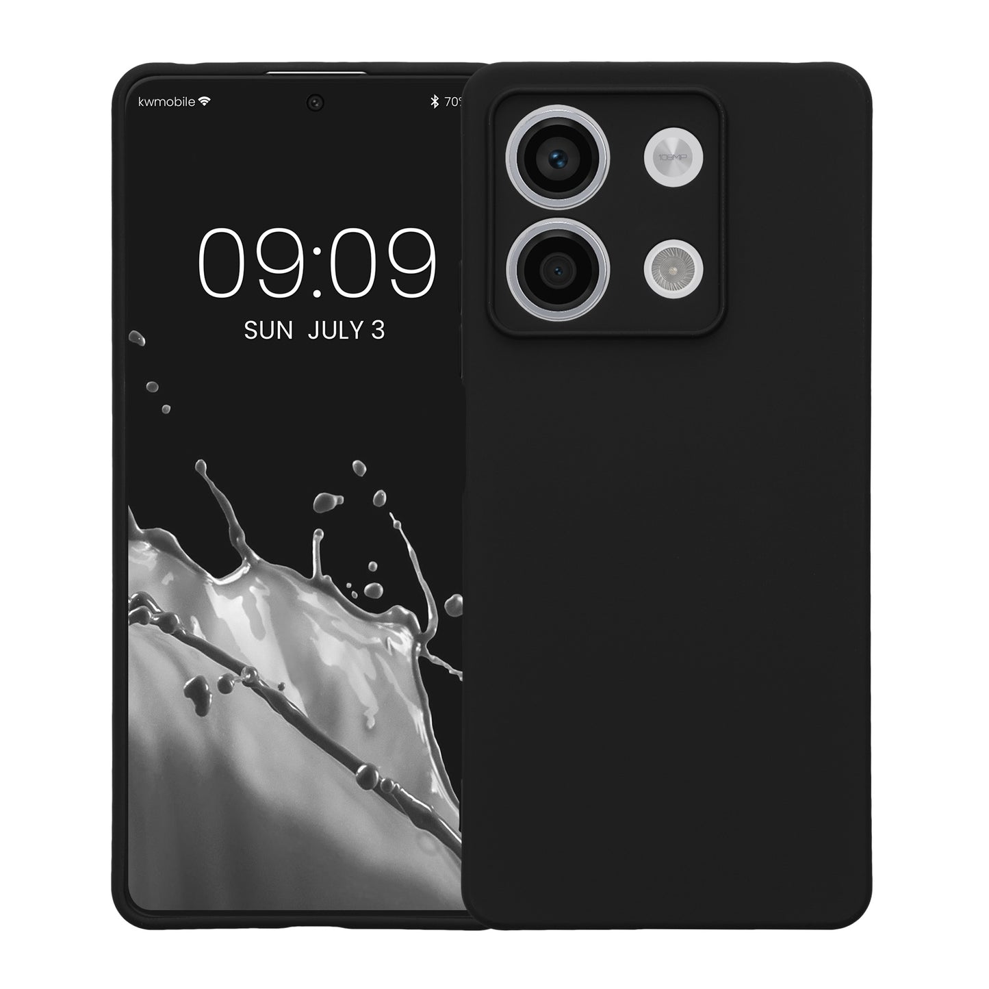 kwmobile Slim Case kompatibel mit Xiaomi Redmi Note 13 5G Hülle - Handyhülle aus Silikon