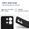 kwmobile Slim Case kompatibel mit Xiaomi Redmi Note 13 4G Hülle - Handyhülle aus Silikon