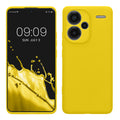 kwmobile Handyhülle kompatibel mit Xiaomi Redmi Note 13 Pro+ 5G / Redmi Note 13 Pro Plus 5G Hülle - Handy Case aus weichem Silikon in Strahlend Gelb Strahlend Gelb  
