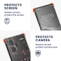 kwmobile Necklace Case kompatibel mit Xiaomi Redmi Note 13 Pro+ 5G / Redmi Note 13 Pro Plus 5G Hülle Silikon Cover mit Handykette Transparent Kirschblütenblätter