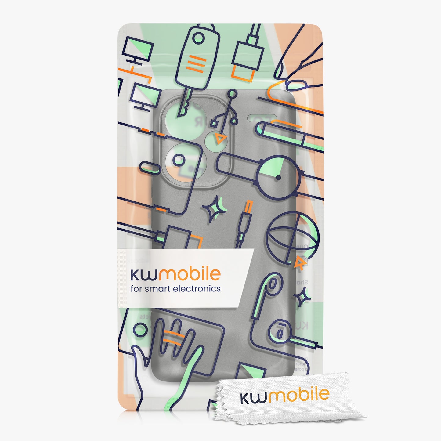 kwmobile Handyhülle für Xiaomi Redmi Note 13 Pro+ 5G / Redmi Note 13 Pro Plus 5G Hülle - weiche Silikon Case - Schutzhülle Cover