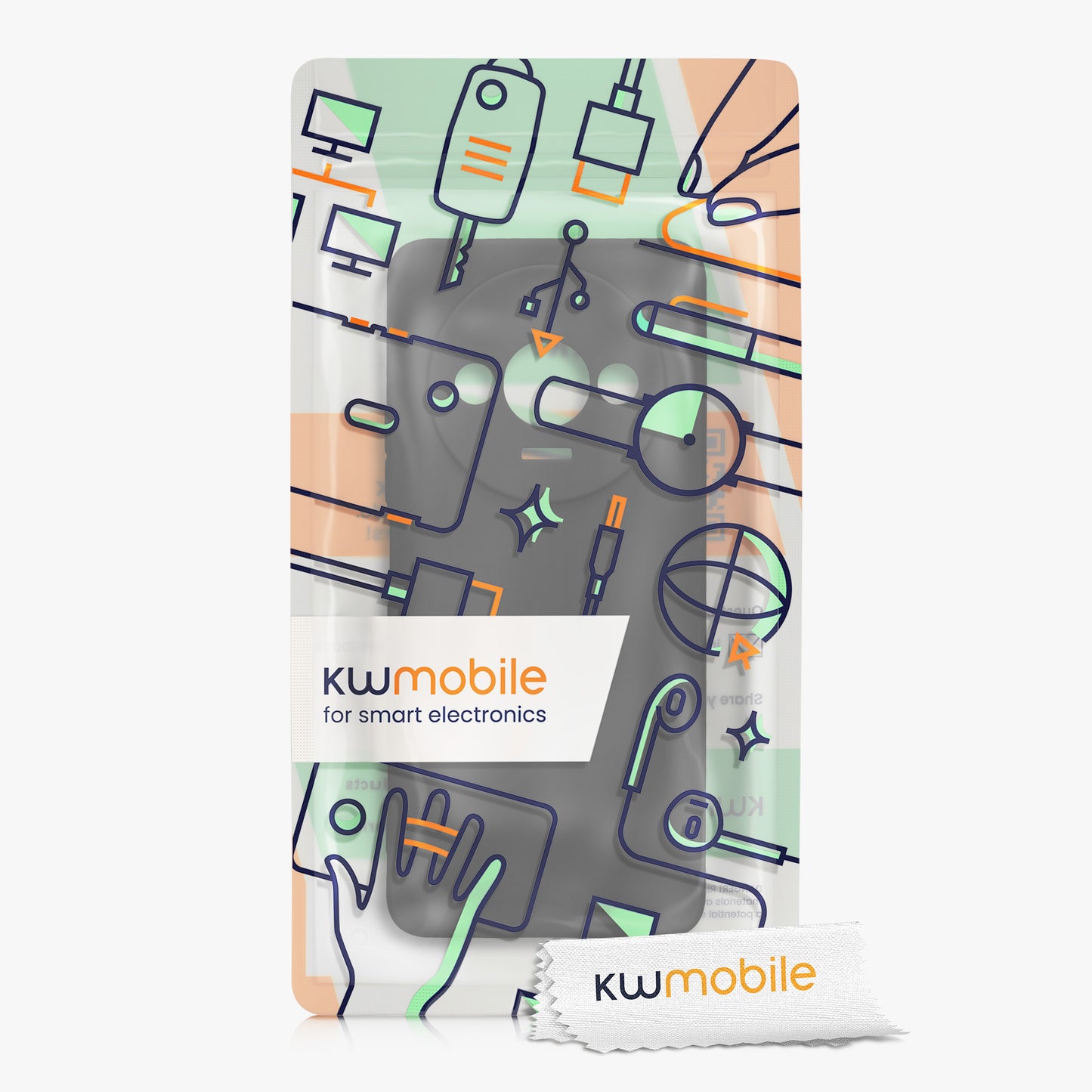 kwmobile Handyhülle für Xiaomi Redmi A3 Hülle - weiches Handy Silikon Case - Schutzhülle Cover