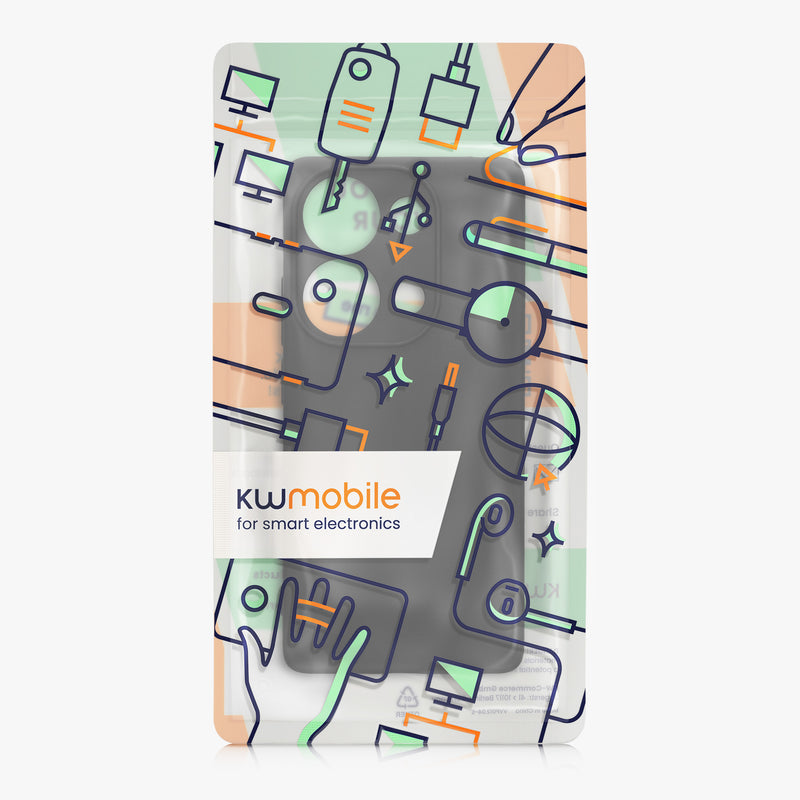 kwmobile Handyhülle für Xiaomi Poco M6 Pro (4G) Hülle - weiches Handy Silikon Case - Schutzhülle Cover