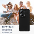 kwmobile Handyhülle für Xiaomi Poco M6 Pro (4G) Hülle - weiches Handy Silikon Case - Schutzhülle Cover