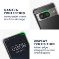 kwmobile Handy Case kompatibel mit Google Pixel 7 Schutzhülle mit Kantenschutz und abnehmbarem Armband inkl. 2 Pads