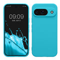 kwmobile Handyhülle kompatibel mit Google Pixel 9 Hülle - Handy Case aus weichem Silikon in Cool Glacier Cool Glacier  