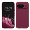 kwmobile Handyhülle kompatibel mit Google Pixel 9 Hülle - Handy Case aus weichem Silikon in Magenta Lila Magenta Lila  