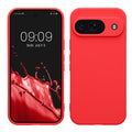 kwmobile Handyhülle kompatibel mit Google Pixel 9 Hülle - Handy Case aus weichem Silikon in Awesome Pink Awesome Pink  