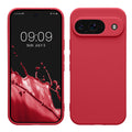 kwmobile Handyhülle kompatibel mit Google Pixel 9 Hülle - Handy Case aus weichem Silikon in Fuchsia matt Fuchsia matt  