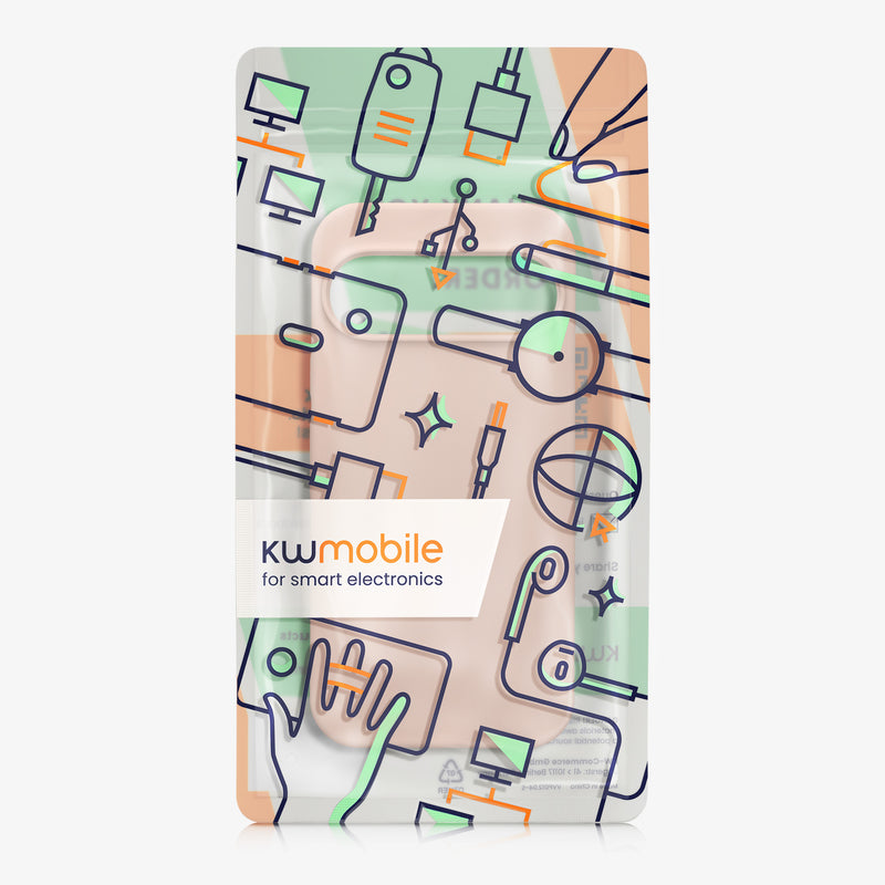 kwmobile Handyhülle für Google Pixel 9 Hülle / Google Pixel 9 Pro Hülle, für Pixel 9 Hülle / Pixel 9 Pro Hülle, für Pixel 9 Case / Pixel 9 Pro Case - Hülle Silikon - kabelloses Laden
