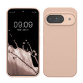 kwmobile Handyhülle für Google Pixel 9 Hülle / Google Pixel 9 Pro Hülle, für Pixel 9 Hülle / Pixel 9 Pro Hülle, für Pixel 9 Case / Pixel 9 Pro Case - Hülle Silikon - kabelloses Laden - Coconut Swirl Coconut Swirl  
