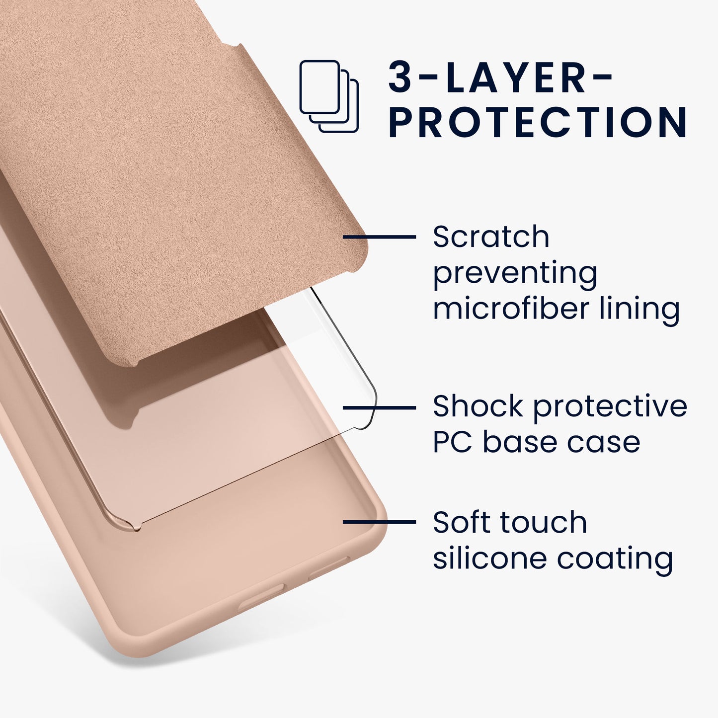 kwmobile Handyhülle für Google Pixel 9 Hülle / Google Pixel 9 Pro Hülle, für Pixel 9 Hülle / Pixel 9 Pro Hülle, für Pixel 9 Case / Pixel 9 Pro Case - Hülle Silikon - kabelloses Laden