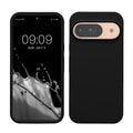 kwmobile Handyhülle für Google Pixel 9 Hülle / Google Pixel 9 Pro Hülle, für Pixel 9 Hülle / Pixel 9 Pro Hülle, für Pixel 9 Case / Pixel 9 Pro Case - Hülle Silikon - kabelloses Laden - Schwarz Schwarz  