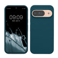 kwmobile Handyhülle für Google Pixel 9 Hülle / Google Pixel 9 Pro Hülle, für Pixel 9 Hülle / Pixel 9 Pro Hülle, für Pixel 9 Case / Pixel 9 Pro Case - Hülle Silikon - kabelloses Laden - Petrol matt Petrol matt  