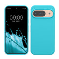 kwmobile Handyhülle für Google Pixel 9 Hülle / Google Pixel 9 Pro Hülle, für Pixel 9 Hülle / Pixel 9 Pro Hülle, für Pixel 9 Case / Pixel 9 Pro Case - Hülle Silikon - kabelloses Laden - Cool Glacier Cool Glacier  