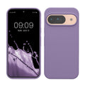 kwmobile Handyhülle für Google Pixel 9 Hülle / Google Pixel 9 Pro Hülle, für Pixel 9 Hülle / Pixel 9 Pro Hülle, für Pixel 9 Case / Pixel 9 Pro Case - Hülle Silikon - kabelloses Laden - Veilchen Lila Veilchen Lila  