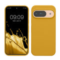 kwmobile Handyhülle für Google Pixel 9 Hülle / Google Pixel 9 Pro Hülle, für Pixel 9 Hülle / Pixel 9 Pro Hülle, für Pixel 9 Case / Pixel 9 Pro Case - Hülle Silikon - kabelloses Laden - Honiggelb Honiggelb  