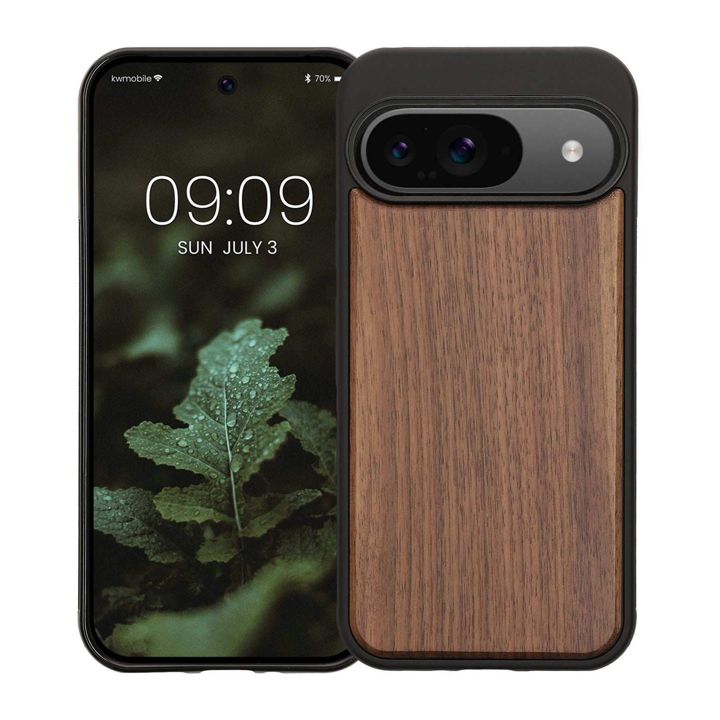 kwmobile Hülle kompatibel mit Google Pixel 9 / Pixel 9 Pro Hülle - stoßfestes Handy Cover - TPU Handyhülle
