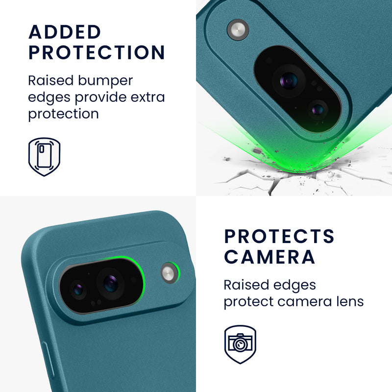 kwmobile Handyhülle für Google Pixel 9 Hülle weiche Silikon Case Schutzhülle Cover
