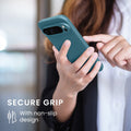 kwmobile Handyhülle für Google Pixel 9 Pro Hülle - weiche Silikon Case metallisch schimmernd - Schutzhülle Cover