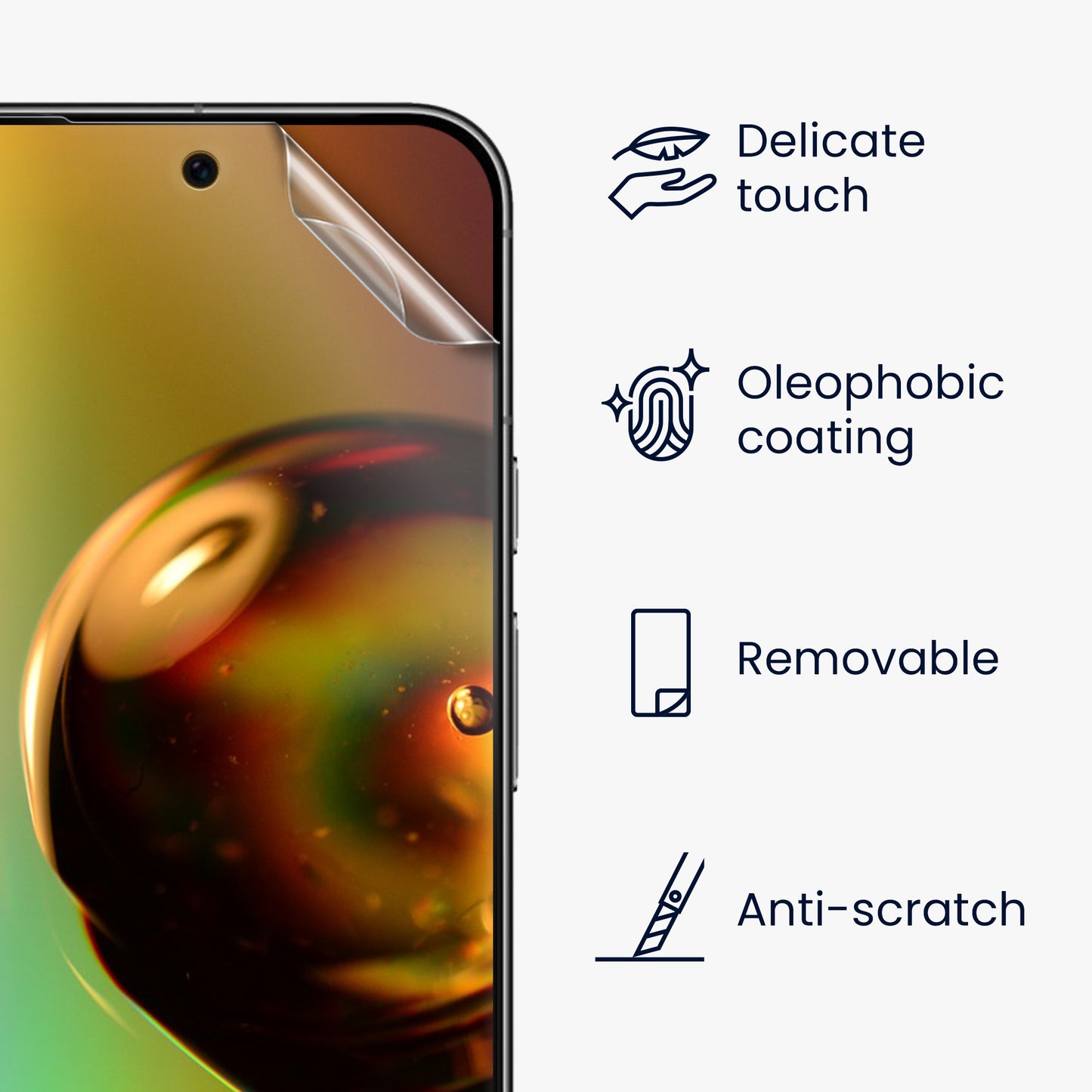 3x Folie kristallklar für Google Pixel 9