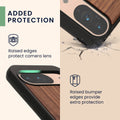 kwmobile Hülle kompatibel mit Google Pixel 9 / Pixel 9 Pro Handy Cover TPU Handyhülle Kompass Vintage