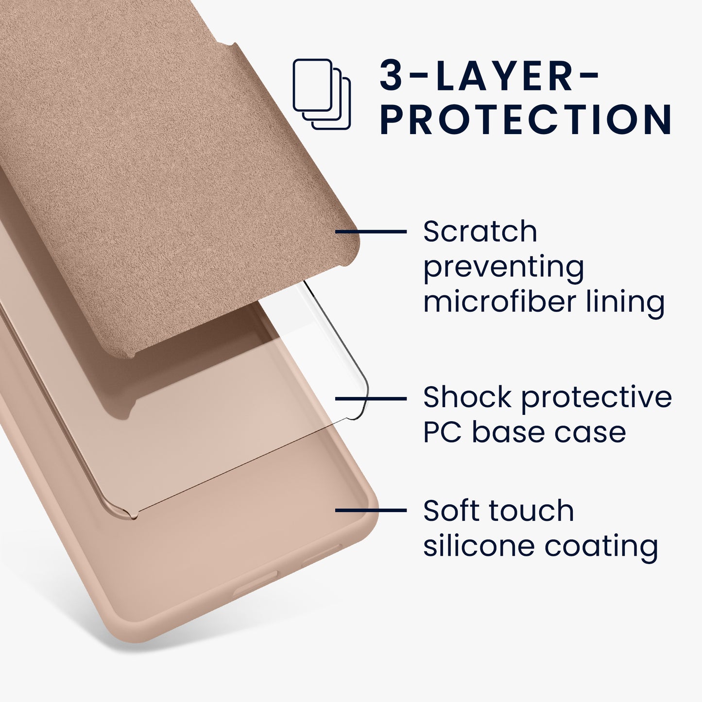kwmobile Handyhülle für Google Pixel 9 Pro XL Case - Hülle Silikon - kabelloses Laden
