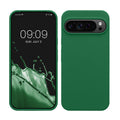 kwmobile Handyhülle für Google Pixel 9 Pro XL Hülle, für Pixel 9 Pro XL Case - Hülle Silikon - kabelloses Laden - Pixie Green Pixie Green  