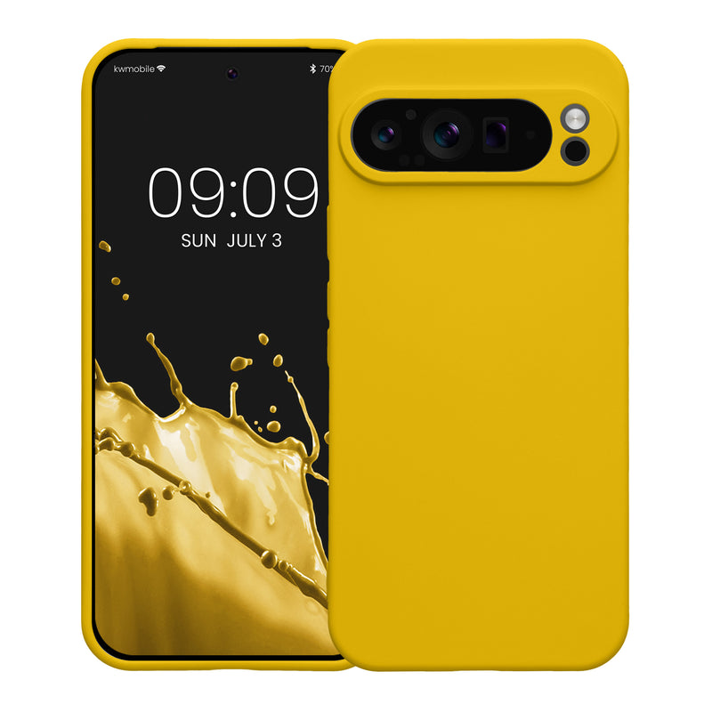kwmobile Slim Case kompatibel mit Google Pixel 9 Pro XL Hülle - Handyhülle aus Silikon