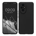 kwmobile Handyhülle kompatibel mit HONOR 200 Hülle - Handy Case aus weichem Silikon in Schwarz matt Schwarz matt  